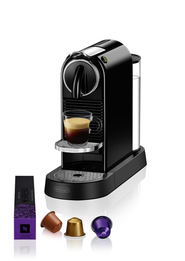 Nespresso Citiz EN167.B, Macchina da caffè di De'Longhi, Sistema Capsule Nespresso, Serbatoio acqua 1L, Colore Limousine B...