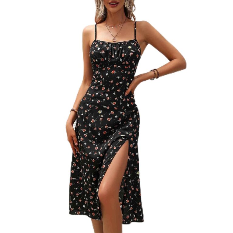 Vestito Estivo Donna Casual Senza Maniche Comodo