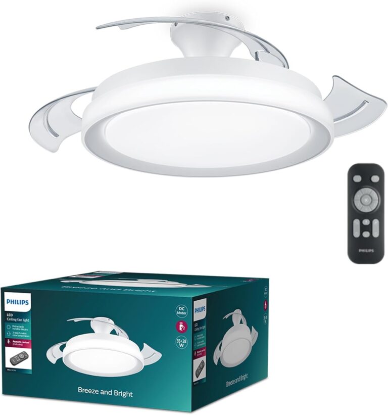 Philips PLAFONIERA LED CON VENTILATORE BLISS DC BIANCO 2835W 2700/5500/4000K 27908700
