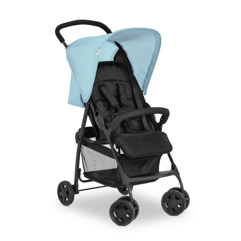 Hauck Passeggino Sport Leggero, 5.9 kg, Pieghevole Piccolo, Grande Cesto Portaoggetti, Posizione Nanna, Cappota Parasole, ...