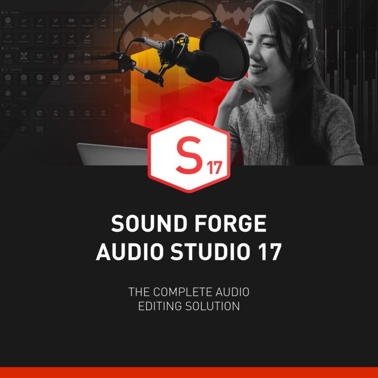 SOUND FORGE Audio Studio 17 – Editor audio per registrazione e mastering