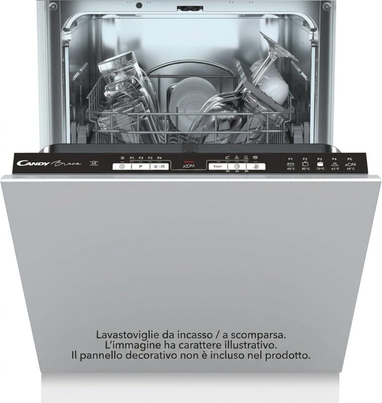 Candy Brava Lavastoviglie Slim da Incasso 45 cm 9 Coperti Ciclo 30 Min