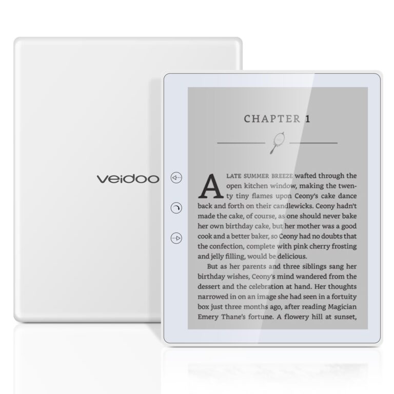 Veidoo 5.8 Pollici Lettore di Libri Elettronici, Schermo Tattile HD, Tecnologia Carta E-Ink, 32GB ROM, WiFi, Lunga Durata ...
