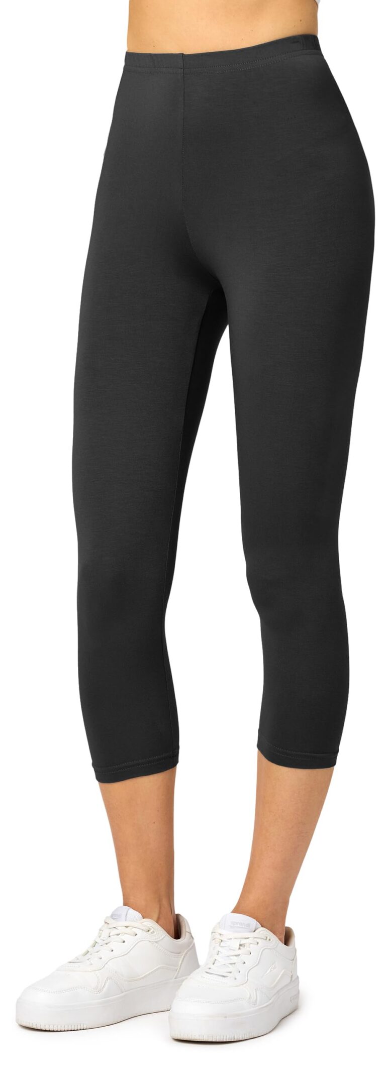 Merry Style Leggings Corti 3/4 Donna in Viscosa Traspirante