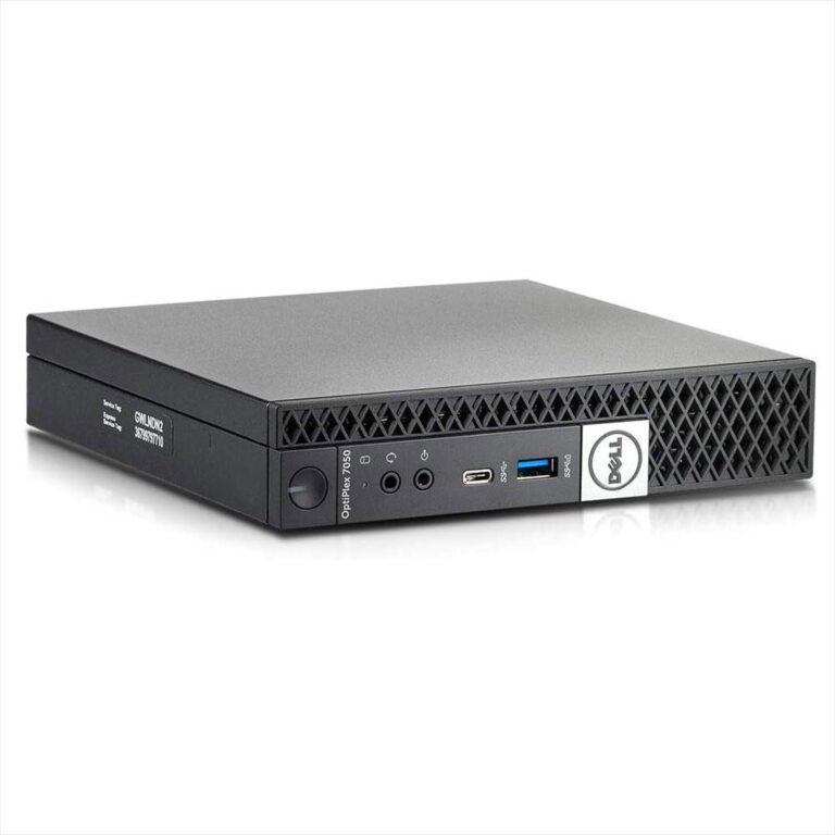 Dell OptiPlex 7050 Tiny Mini PC i5 6a gen, 16GB RAM, 256GB SSD – Ricondizionato