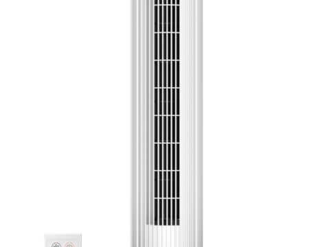 Midea Ventilatore a torre con telecomando, oscillazione 90°, 3 velocità