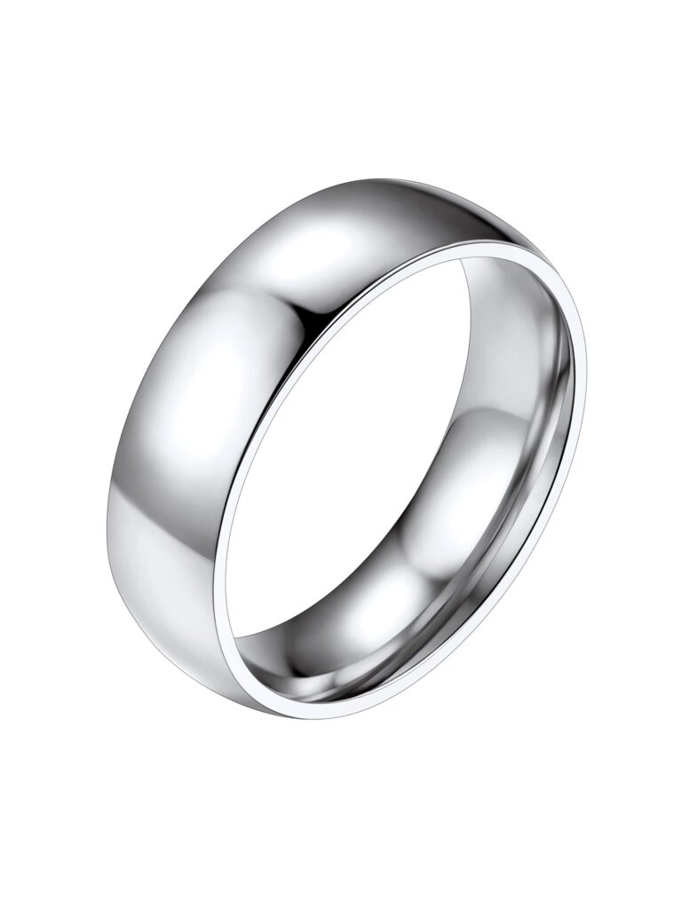 PROSTEEL Anello in Acciaio Inossidabile 2-8 mm Unisex