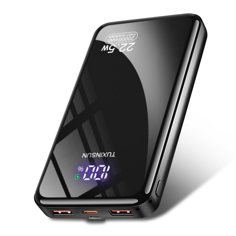 Power Bank 20000mAh con ricarica rapida PD 3.0 e QC 4.0, USB-C