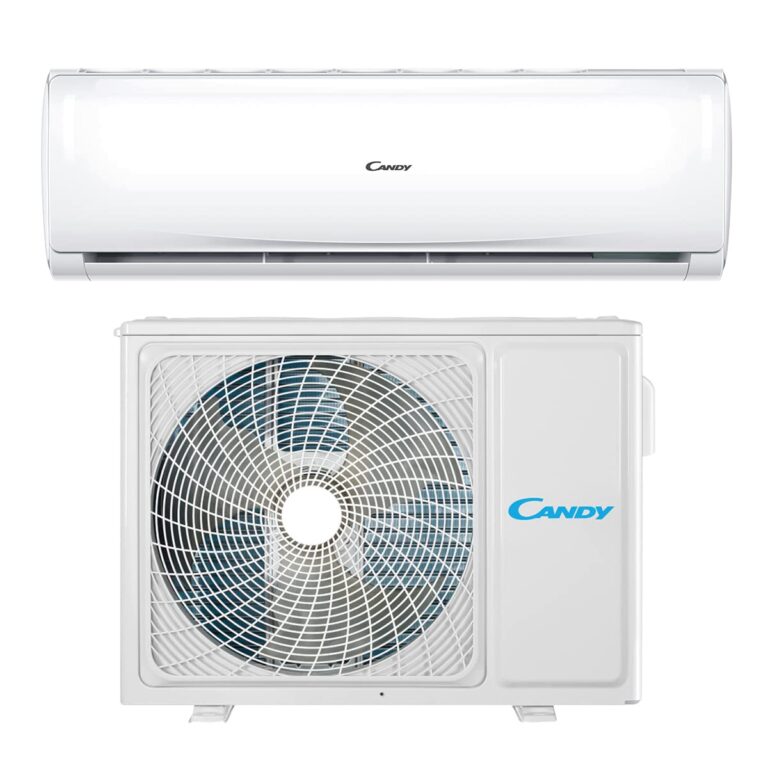 Candy, Condizionatore Smart Linea Pura, Climatizzatore Monosplit con Unità Esterna e Interna 18000 Btu, 28 dBA, con Pompa ...