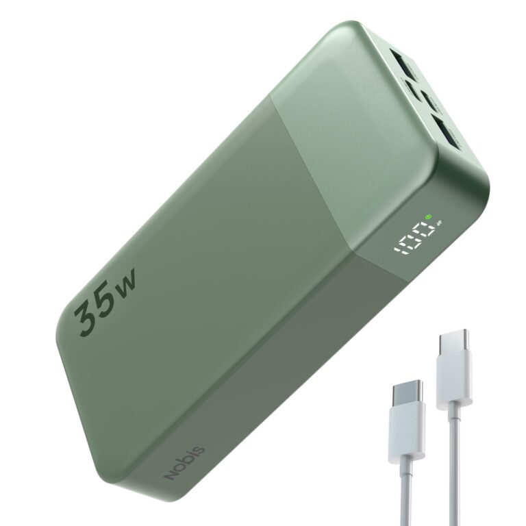 NOBIS Power Bank 20000mAh 35W con ricarica rapida e display