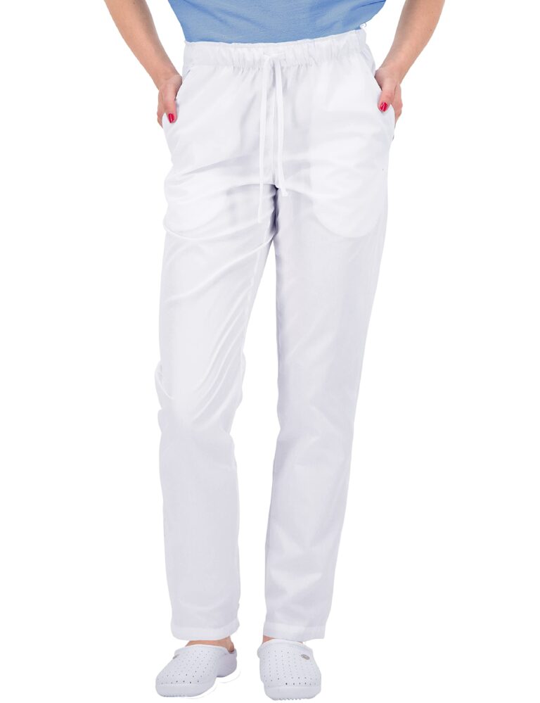 B-well ALESSI Pantaloni Sanitari Unisex con Elastico e 3 Tasche