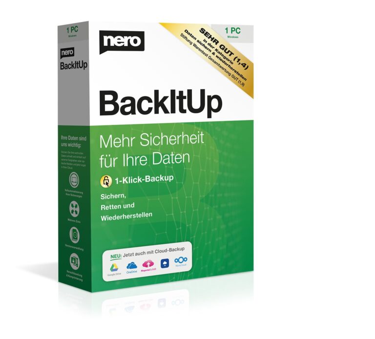 Nero BackItUp – Software backup automatico con cloud e ripristino dati