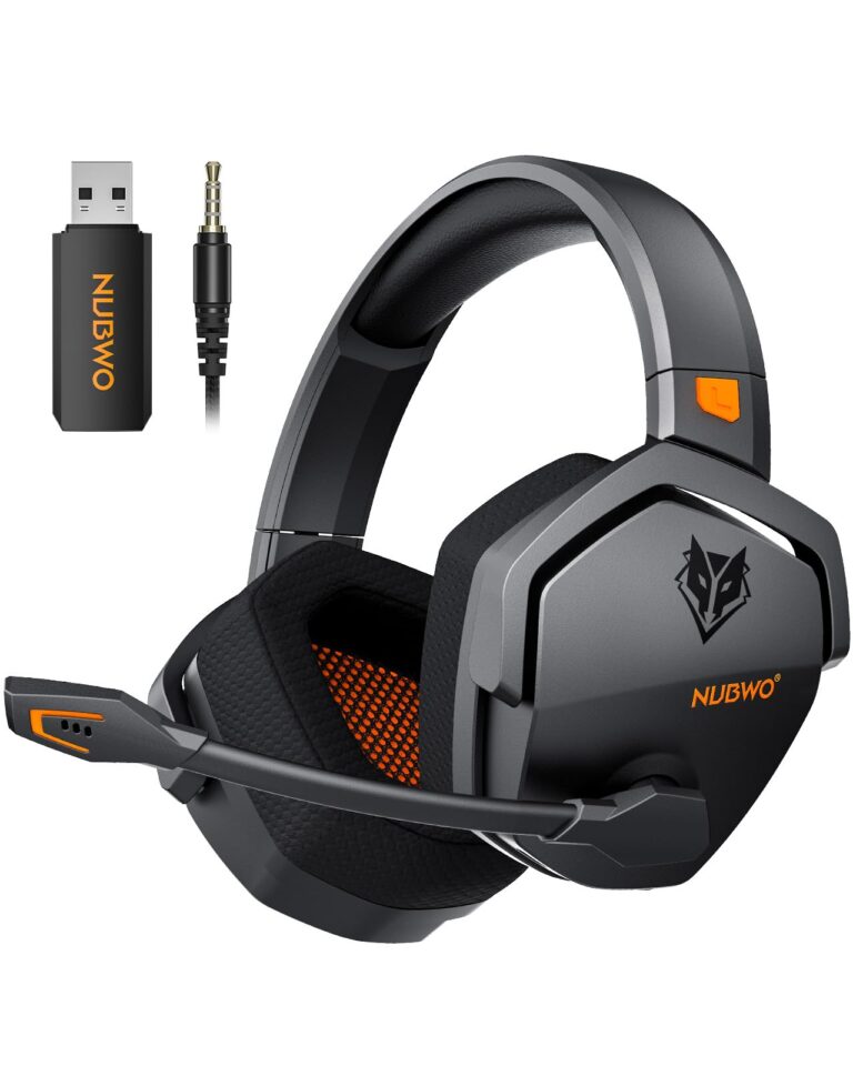 NUBWO G06 Cuffie Gaming Wireless 2.4GHz + Bluetooth 5.3 con Microfono