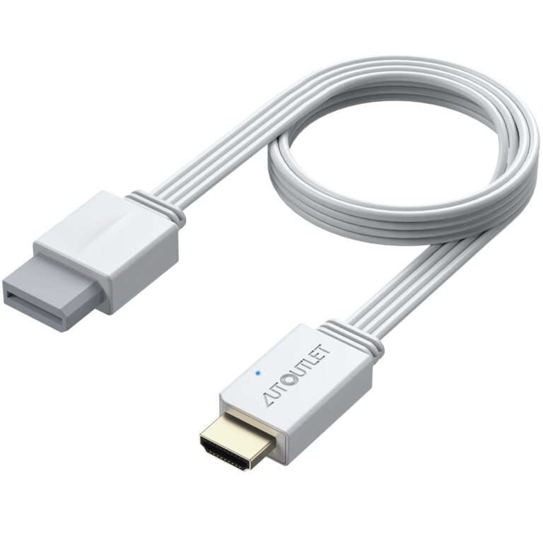 AUTOUTLET Adattatore Wii to HDMI 1080P con cavo 120 cm