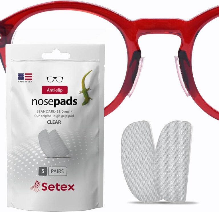 Setex Gecko Grip Naselli Antiscivolo per Occhiali Trasparenti (5 paia)