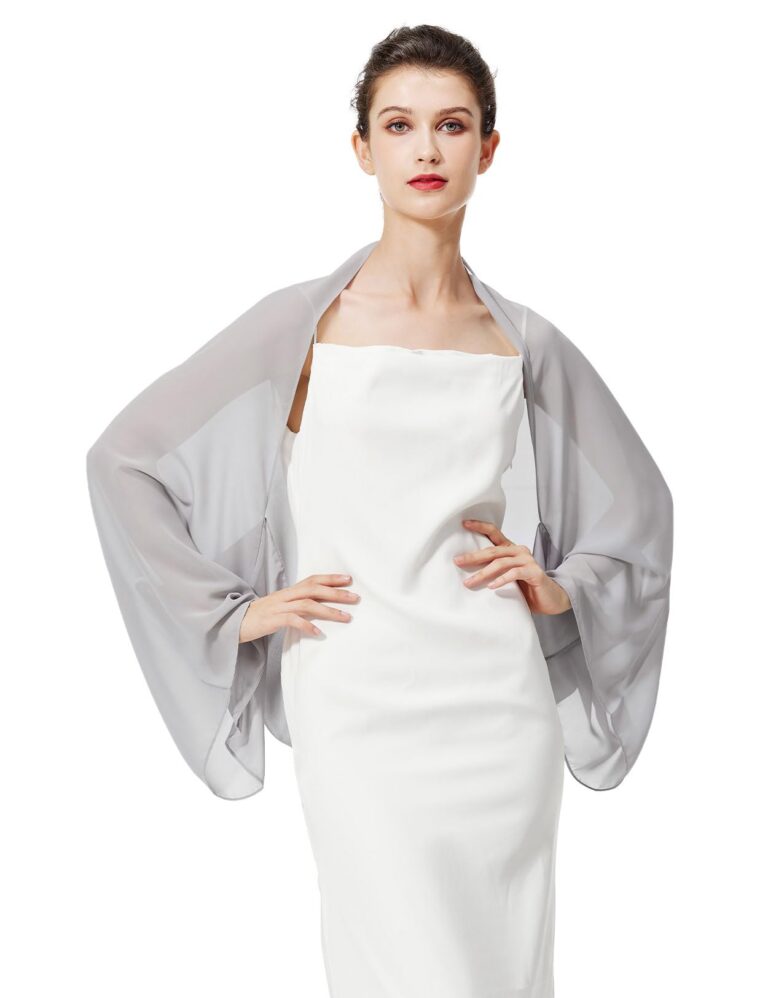 Beautelicate Scialle Coprispalle Donna in Chiffon per Cerimonia
