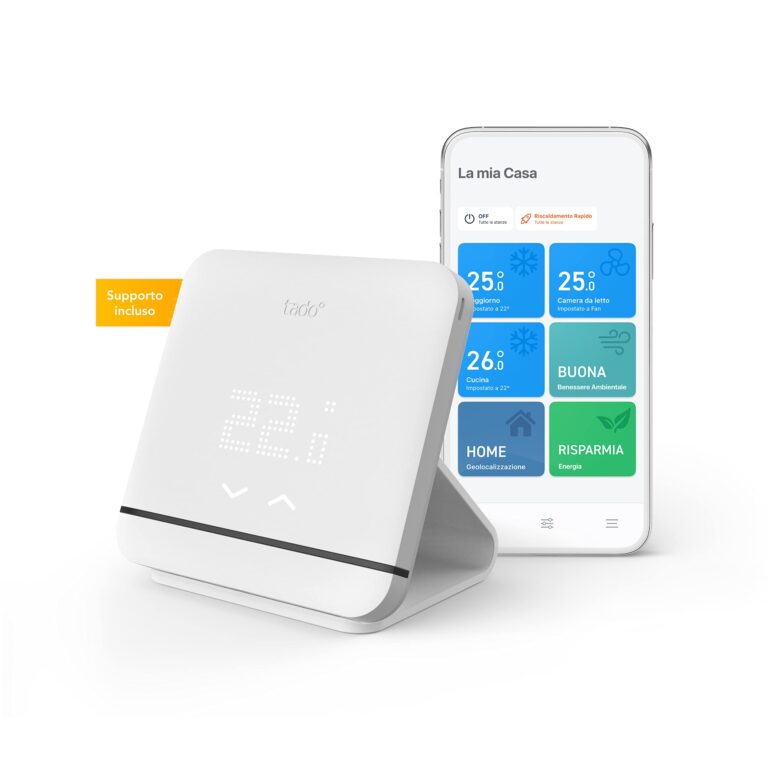 tado° Controllo Climatizzazione Intelligente con Supporto – Controllo condizionatore wifi – Compa...