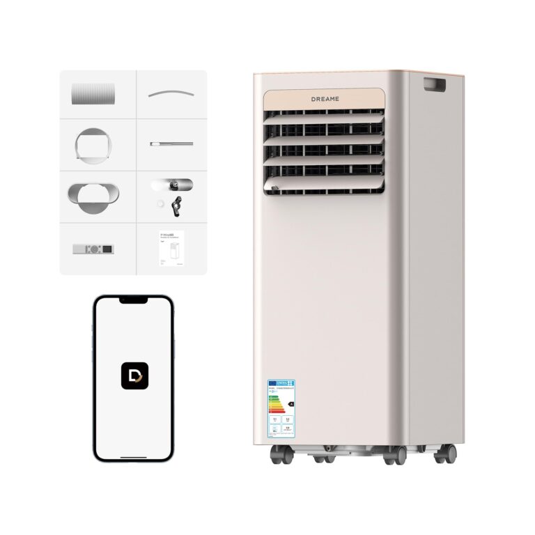 DREAME P-Wind10 7000 BTU Condizionatore Portatile 3-in-1: Raffreddamento, Deumidificazione e Vent...