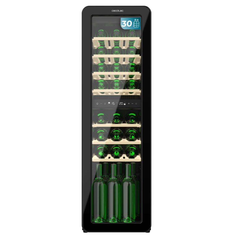 Cecotec Bolero GrandSommelier Origin Duo 30 Cantinetta Retrò Nera 30 Bottiglie