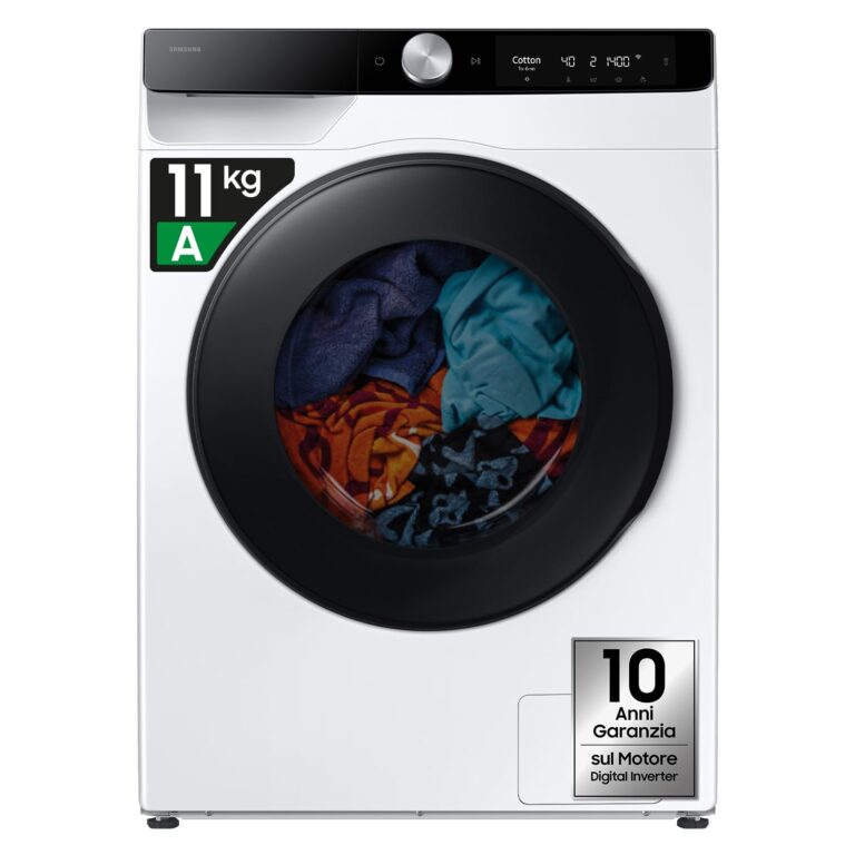 Samsung Lavasciuga AI Control 11+6 kg con Vapore e Ecodosatore