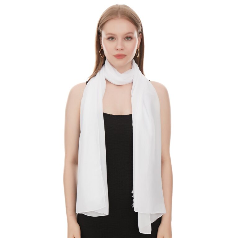 Coprispalle Donna Elegante in Chiffon - Stola Foulard Cerimonia