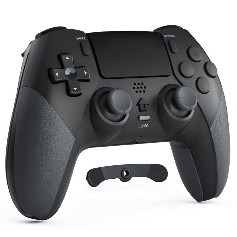 CHEREEKI Controller PS4 Wireless Bluetooth con Pulsanti Programmabili