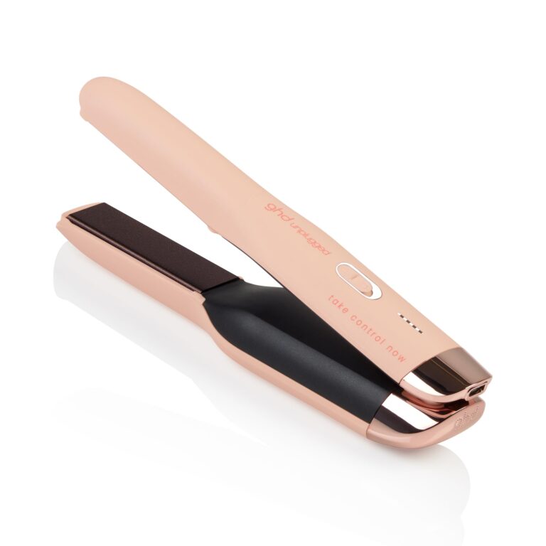 ghd Unplugged Styler - Piastra per capelli senza fili - Edizione Limitata (Rosa Pesca)