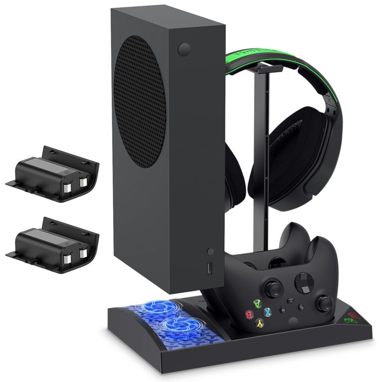 FYOUNG Supporto Verticale Raffreddamento Xbox Series S con Batterie Ricaricabili