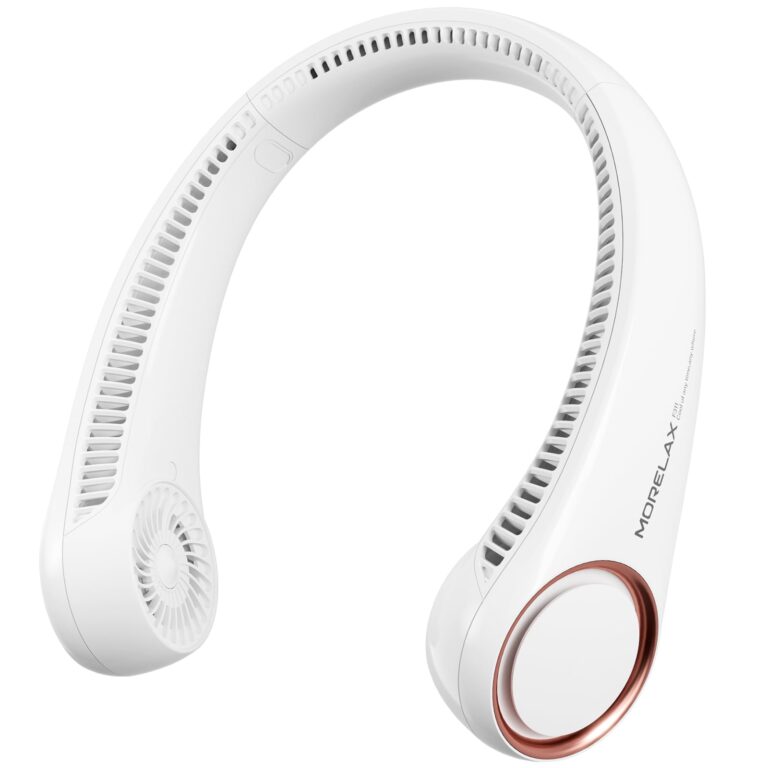 Morelax Ventilatore da Collo Portatile 4000mAh Senza Pale