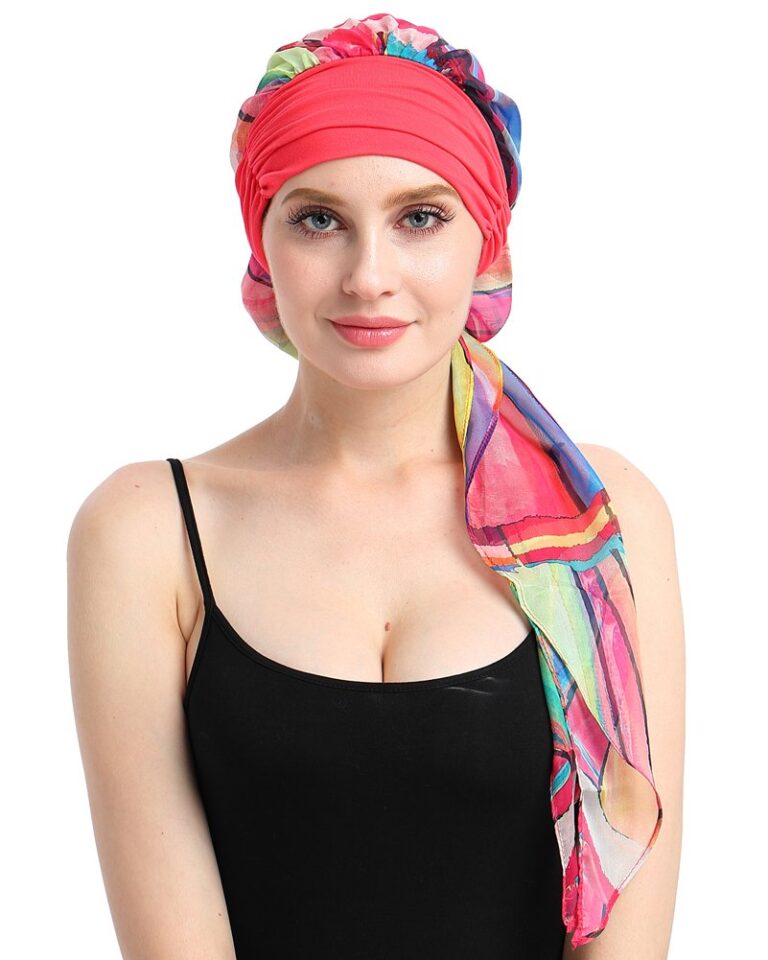 Turbante Chemio Donna - Copricapo Morbido per Perdita Capelli
