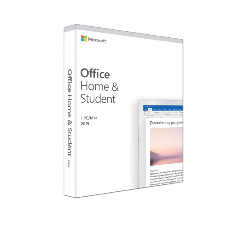 Microsoft Office Home and Student 2019 per Windows e Mac – 1 PC/Mac