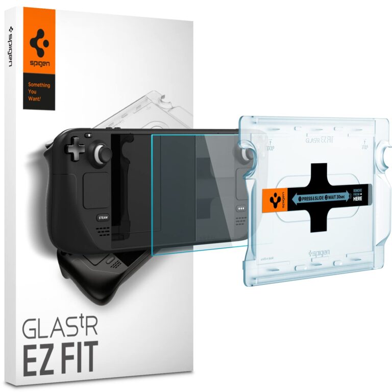 Spigen Glas.tR EZ Fit Vetro Temperato per Steam Deck OLED e LCD