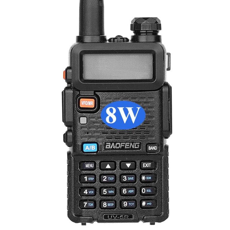 Baofeng BF-UV5R 8W Ricetrasmettitore Dual Band VHF/UHF – Kit completo
