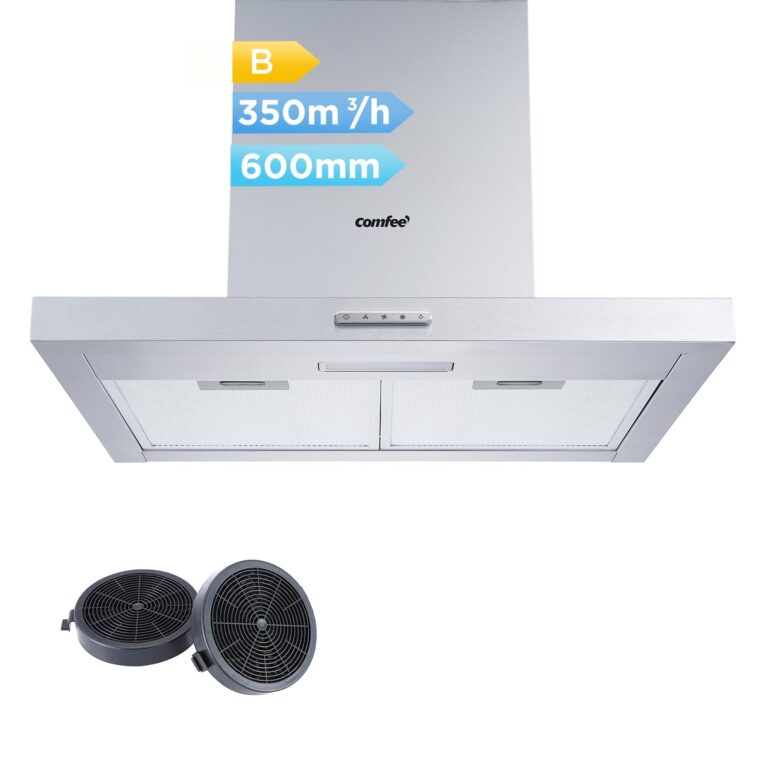 COMFEE TSHM17SS-60 Cappa Aspirante 60 cm in Acciaio Inox con LED