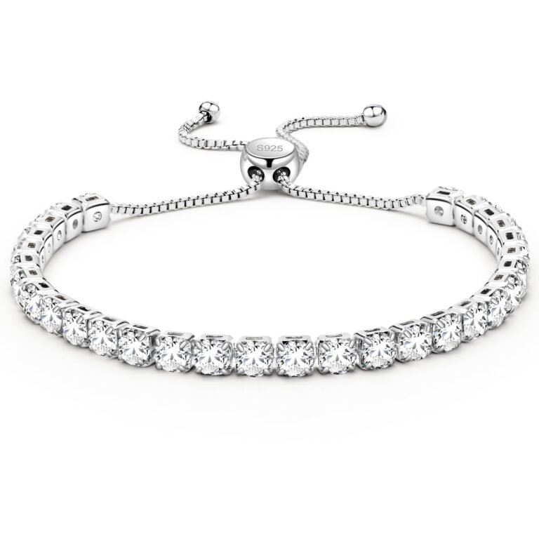 J.Fee – Bracciale tennis donna in argento 925 con zirconi 5A