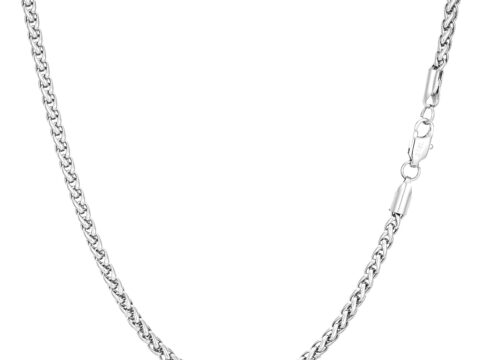 Esmoly Catenina Cuban Chain da Uomo in Acciaio Inossidabile