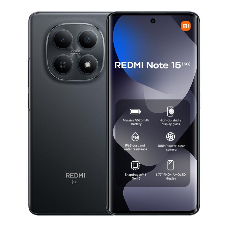 Redmi Note 15 5G 8+256GB Black - Smartphone Xiaomi