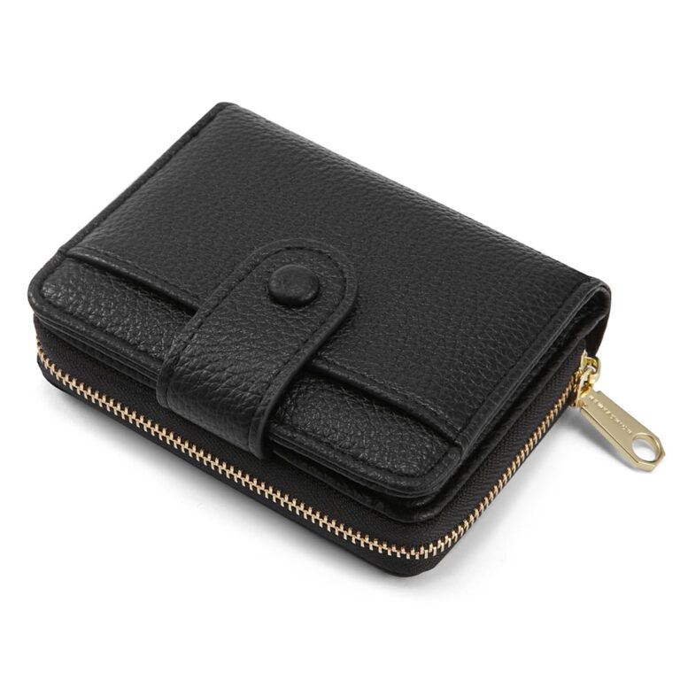 ANYWN Portafoglio Donna Piccolo in Pelle Morbida con Zip