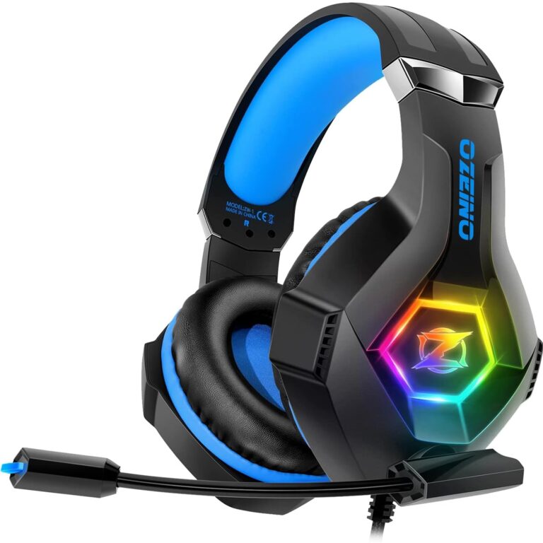 Ozeino Cuffie Gaming con microfono per PS4, PS5, PC e Xbox One