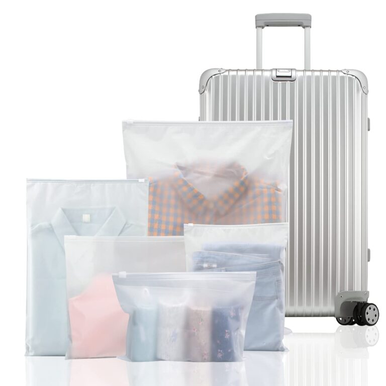 25 buste trasparenti organizer valigia con zip
