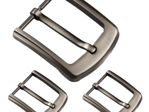 AAED Fibbie di ricambio per cintura in lega di zinco 38-40 mm – set da 3