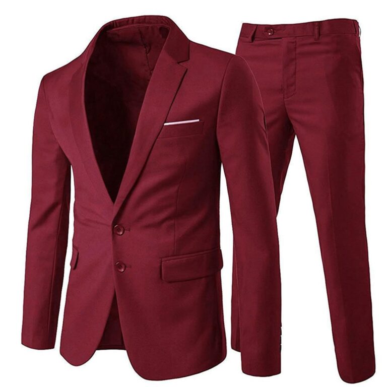 Allthemen Completo Uomo Due Pezzi Slim Fit a Due Bottoni