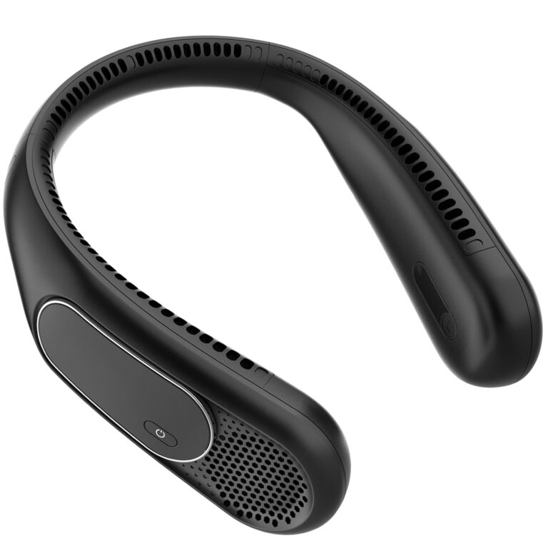 Dnenellr Ventilatore da Collo 6000mAh Senza Pale, 4 Velocità USB