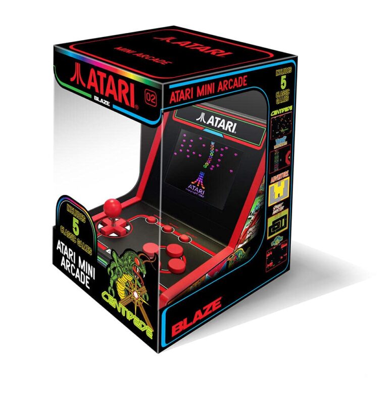 Atari Mini Borne Arcade 02 - cabinato da tavolo con 5 giochi