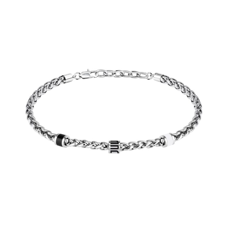 Clondo Bracciale Uomo Donna Juventus in Acciaio – Collezione Ufficiale Calcio – Accessorio Elegante e Sportivo con Logo – ...