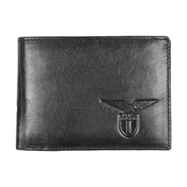 Portafoglio in Pelle con logo impresso a caldo, Prodotto Ufficiale SS LAZIO 173190