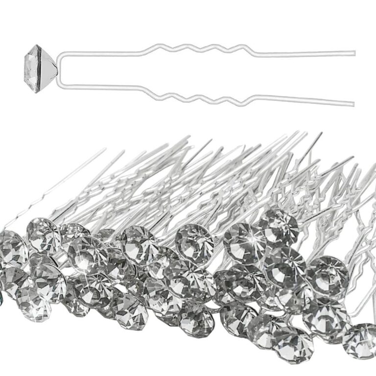 PLABBDPL 30 Forcine Capelli con Strass Punti Luce, set matrimonio