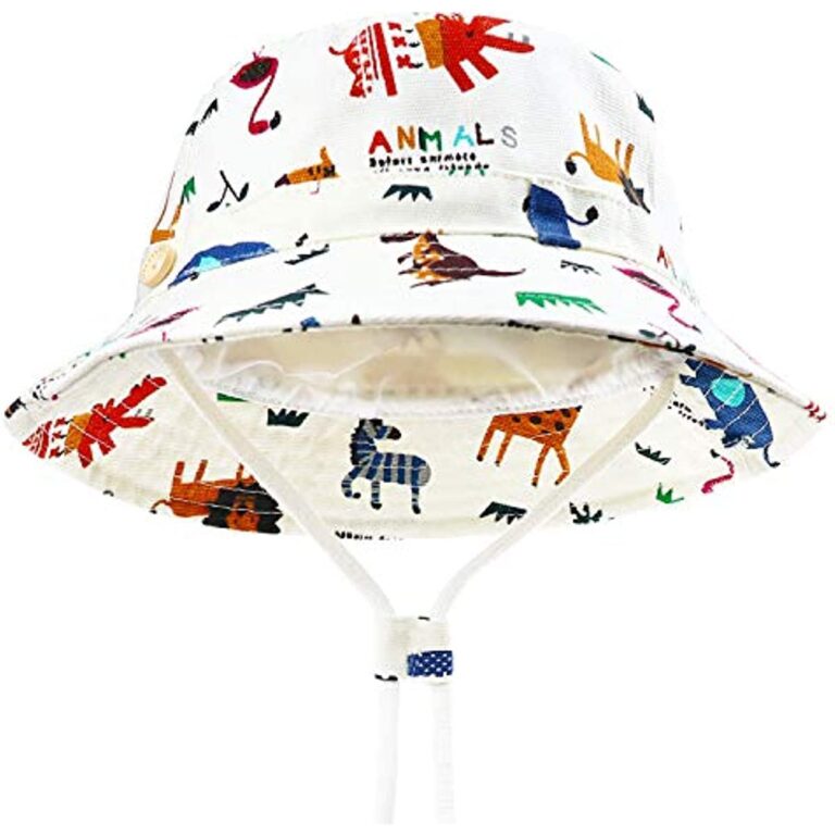 DRESHOW Cappello da Sole Regolabile per Neonati e Bambini