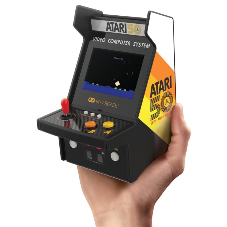 My Arcade Atari Micro Player Pro - Mini cabinato portatile con 100 giochi