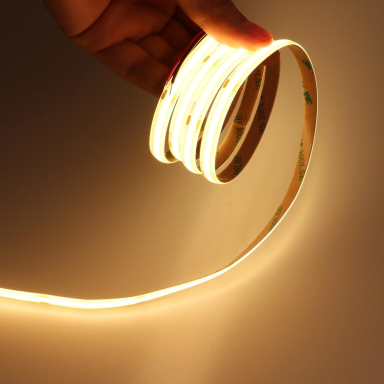 JOYLIT Striscia LED COB 24V 6 metri bianco caldo 3000K CRI90+